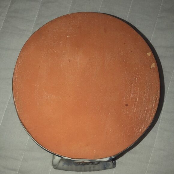 Vintage Blue Gray Handmade Stone Decorative Dish Vase Planter - Picture 6 of 7